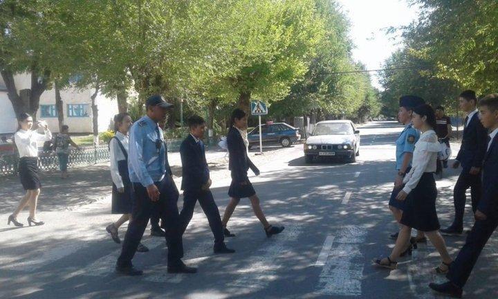 "Қауіпсіз мектеп автобусы" республикалық акциясы